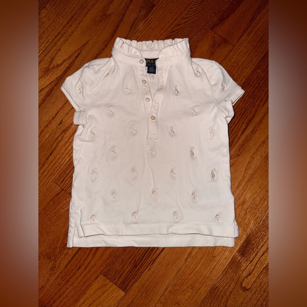 POLO RALPH LAUREN HALF BUTTON TOP